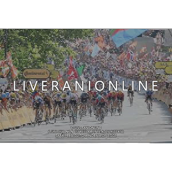 03-07-2023 Tour De France; Tappa 03 Amorebieta Etzano - Bayonne; 2023, Alpecin - Deceuninck; 2023, Bahrain - Victorious; 2023, Lotto - Dstny; Philipsen, Jasper; Bauhaus, Phil; Ewan, Caleb; Bayonne; ©SIROTTI/AGENZIA ALDO LIVERANI SAS