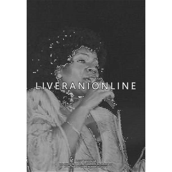 Neg- RETROSPETTIVA GLORIA GAYNOR CANTANTE NELLA FOTO A MILANO NEL 1982 AG ALDO LIVERANI SAS
