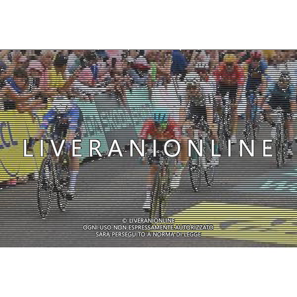 04-07-2023 Tour De France; Tappa 04 Dax - Nogaro; 2023, Alpecin - Deceuninck; 2023, Lotto - Dstny; Philipsen, Jasper; Ewan, Caleb; Nogaro - Circuit Paul Armagnac; ©SIROTTI/AGENZIA ALDO LIVERANI SAS