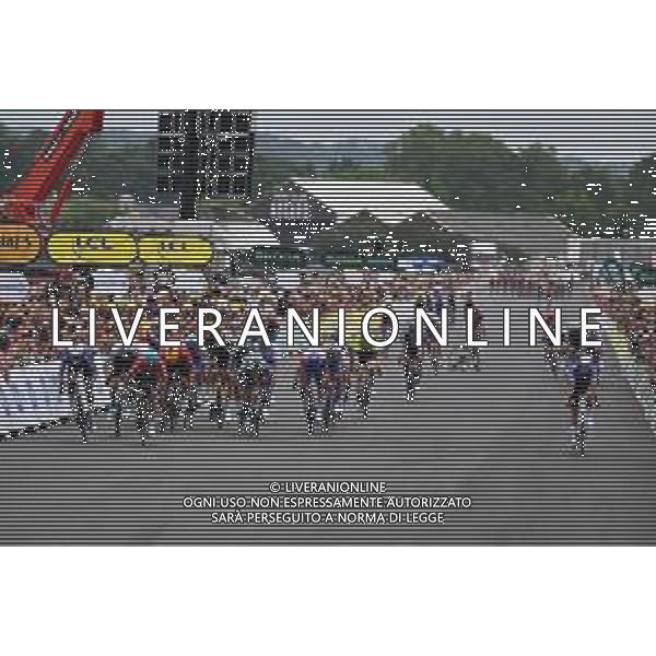 04-07-2023 Tour De France; Tappa 04 Dax - Nogaro; 2023, Alpecin - Deceuninck; 2023, Lotto - Dstny; Philipsen, Jasper; Ewan, Caleb; Nogaro - Circuit Paul Armagnac; ©SIROTTI/AGENZIA ALDO LIVERANI SAS