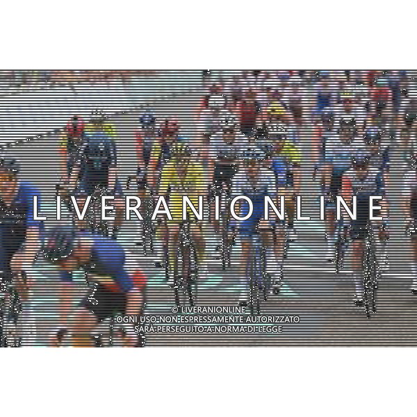 04-07-2023 Tour De France; Tappa 04 Dax - Nogaro; 2023, Uae Emirates; 2023, Jayco - Alula; Yates, Adam; Yates, Simon; Nogaro - Circuit Paul Armagnac; ©SIROTTI/AGENZIA ALDO LIVERANI SAS