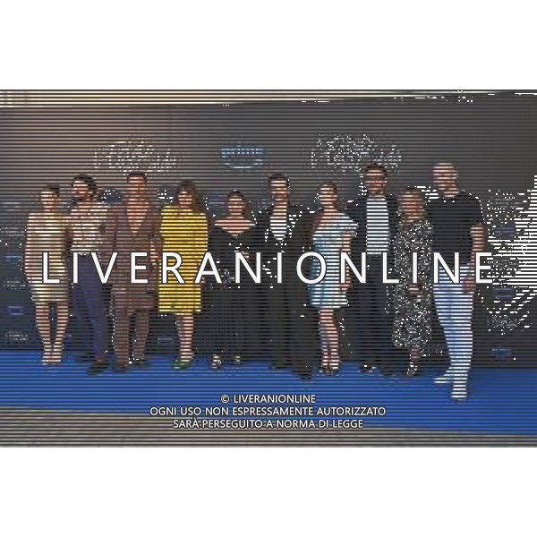 TVRG Photocall Estate Piu\' Calda nella foto da SX Francesca Michielin, Pierluca Mariti, Giuseppe Giofre\', Michela Giraud, Alice Angelica, Gianmarco Saurino, Nicole Damiani, Matteo Pilati, Nicole Morganti e James Farrell Milano 04-07-2023 Photocall in occasione della premiere del film L\'Estate Piu\' Calda foto Roberto Garavaglia/ag. Aldo Liverani sas/AGENZIA ALDO LIVERANI SAS