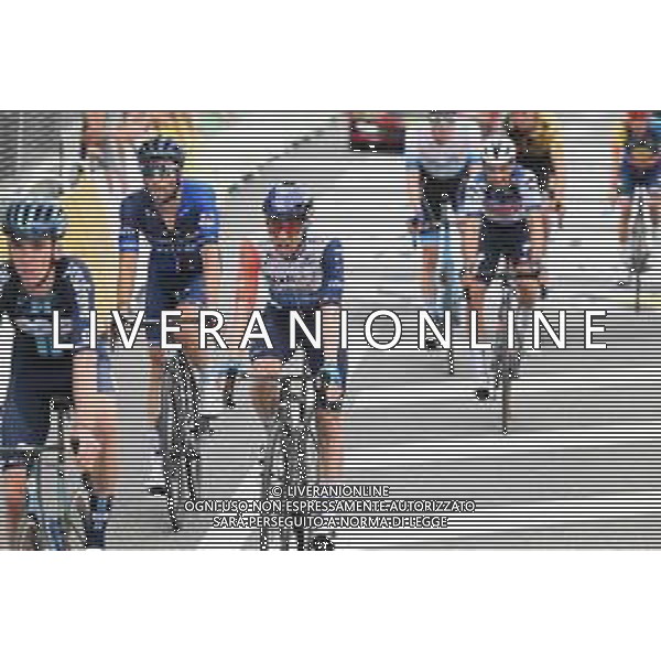 05-07-2023 Tour De France; Tappa 05 Pau - Laruns; 2023, Israel - Premier Tech; 2023, Groupama - Fdj; Woods, Michael; Pinot, Thibaut; Laruns; ©SIROTTI/AGENZIA ALDO LIVERANI SAS