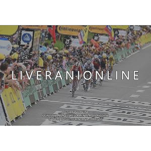 05-07-2023 Tour De France; Tappa 05 Pau - Laruns; 2023, Lidl - Trek; 2023, Uae Emirates; Skjelmose Jensen, Mattias; Pogacar, Tadej; Laruns; ©SIROTTI/AGENZIA ALDO LIVERANI SAS