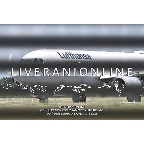 TVRG Aerei Milano Linate nella foto aereo Lufthansa Segrate (Milano) 03-07-2023 Aerei in partenza e arrivo all\'aeroporto di Milano Linate foto Roberto Garavaglia/ag. Aldo Liverani sas/AGENZIA ALDO LIVERANI SAS