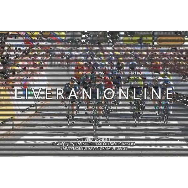 07-07-2023 Tour De France; Tappa 07 Mont De Marsan - Bordeaux; 2023, Alpecin - Deceuninck; 2023, Astana Qazaqstan; 2023, Intermarche - Circus Wanty; 2023, Arkea - Samsic; 2023, Jayco - Alula; Philipsen, Jasper; Cavendish, Mark; Gyrmai Hailu, Biniam; Mozzato, Luca; Groenewegen, Dylan; Bordeaux; ©SIROTTI / AGENZIA ALDO LIVERANI SAS