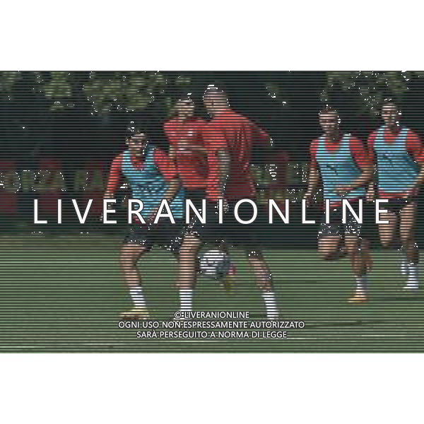 TVRG Allenamento Milan nella foto Luka Romero Bezzana (Milan) Carnago (VA) 10-07-2023 Primo allenamento del Milan in vista della stagione 2023-2024 foto Roberto Garavaglia/ag. Aldo Liverani sas/ AGENZIA ALDO LIVERANI SAS