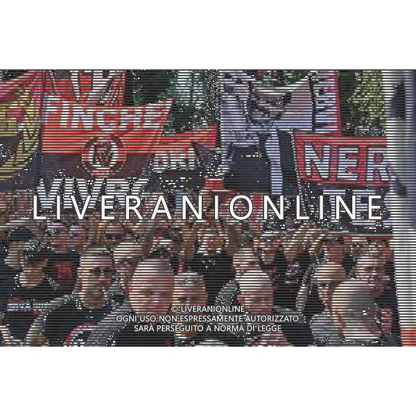 TVRG Corteo tifosi Milan Carnago (VA) 10-07-2023 Corteo dei tifosi della Curva Sud del Milan per salutare e incitare la squadra in vista della stagione 2023-2024 foto Roberto Garavaglia/ag. Aldo Liverani sas/ AGENZIA ALDO LIVERANI SAS
