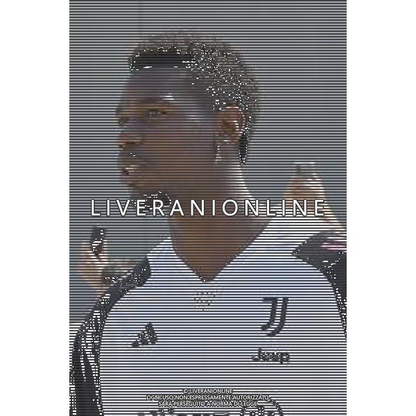 TVMV-Torino 11.07.2023 Continassa ©Manuela Viganti/Agenzia Aldo Liverani Raduno Juventus JMedical visite mediche stagione 2023/2024 Nella foto: paul pogba ©Viganti /AGENZIA ALDO LIVERANI SAS