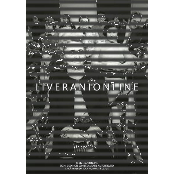 NEG-RETROSPETTIVA MIKE BONGIORNO PRESENTATORE TELEVISIVO NELLA FOTO LA MAMMA DI MIKE BONGIORNO ENRICA CARELLO CON DANIELA ZUCCOLI NELL\'ANNO 1974 A MILANO TRASMISSIONE TELEVISIVA RISCHIATUTTO AG ALDO LIVERANI SAS  