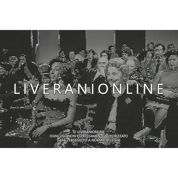 NEG-RETROSPETTIVA MIKE BONGIORNO PRESENTATORE TELEVISIVO NELLA FOTO LA MAMMA DI MIKE BONGIORNO ENRICA CARELLO CON DANIELA ZUCCOLI NELL\'ANNO 1974 A MILANO TRASMISSIONE TELEVISIVA RISCHIATUTTO AG ALDO LIVERANI SAS   