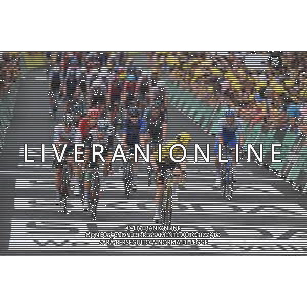 12-07-2023 Tour De France; Tappa 11 Clermont Ferrand - Moulins; 2023, Jumbo - Visma; 2023, Uae Emirates; Vingegaard, Jonas; Pogacar, Tadej; Trentin, Matteo; Moulins; ©SIROTTI / AGENZIA ALDO LIVERANI SAS