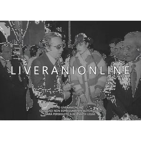 NEG-RETROSPETTIVA MIKE BONGIORNO PRESENTATORE TELEVISIVO NELLA FOTO MIKE BONGIORNO CON DANIELA ZUCCOLI NELL\'ANNO 1977 AD AGRATE BRIANZA AL MATRIMONIO DI MINO REITANO AG ALDO LIVERANI SAS  