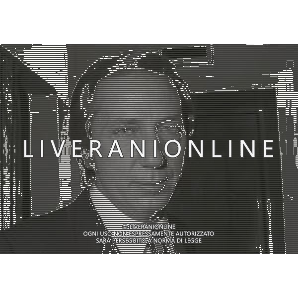 NEG-RETROSPETTIVA MIKE BONGIORNO PRESENTATORE TELEVISIVO NELLA FOTO MIKE BONGIORNO NELL\'ANNO 1972 A MILANO AG ALDO LIVERANI SAS  