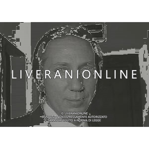 NEG-RETROSPETTIVA MIKE BONGIORNO PRESENTATORE TELEVISIVO NELLA FOTO MIKE BONGIORNO NELL\'ANNO 1972 A MILANO AG ALDO LIVERANI SAS  