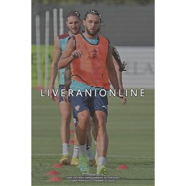 13-7-2023. Pre ritiro campionato Cagliari Calcio, stagione serie A italiana 2023/2024, centro sportivo Asseminello, Assemini (Cagliari). Foto Salvatore Moi/Agenzia Aldo Liverani sas. Nella foto: Alberto Dossena Cagliari ©MOI SALVATORE / AGENZIA ALDO LIVERANI SAS