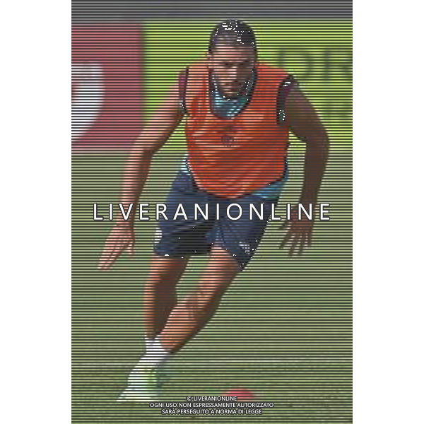 13-7-2023. Pre ritiro campionato Cagliari Calcio, stagione serie A italiana 2023/2024, centro sportivo Asseminello, Assemini (Cagliari). Foto Salvatore Moi/Agenzia Aldo Liverani sas. Nella foto: Alberto Dossena Cagliari ©MOI SALVATORE / AGENZIA ALDO LIVERANI SAS