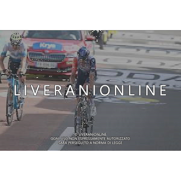 13-07-2023 Tour De France; Tappa 12 Roanne - Belleville En Beaujoulais; 2023, Israel - Premier Tech; 2023, Movistar; Teuns, Dylan; Guerreiro, Ruben; Belleville En Beaujoulais; ©SIROTTI / AGENZIA ALDO LIVERANI SAS
