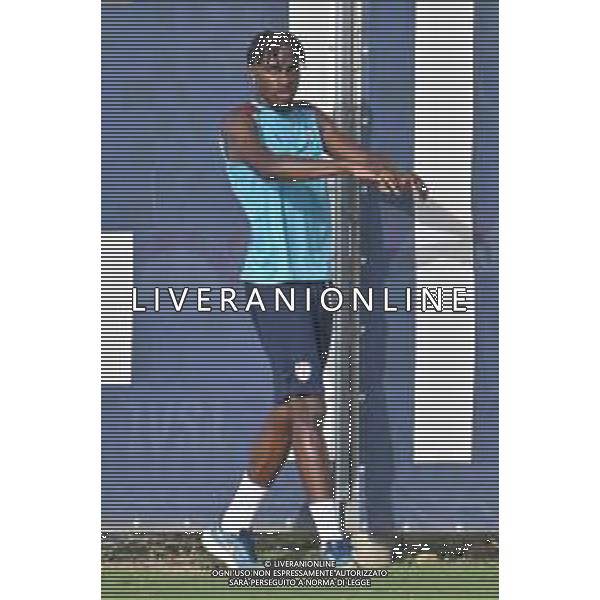 13-7-2023. Pre Ritiro campionato Cagliari Calcio, stagione serie A italiana 2023/2024, centro sportivo Asseminello, Assemini (Cagliari). Foto Salvatore Moi/Agenzia Aldo Liverani sas. Nella foto: Antoine Makoumbou Cagliari ©MOI SALVATORE / AGENZIA ALDO LIVERANI SAS