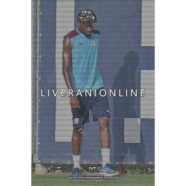 13-7-2023. Pre Ritiro campionato Cagliari Calcio, stagione serie A italiana 2023/2024, centro sportivo Asseminello, Assemini (Cagliari). Foto Salvatore Moi/Agenzia Aldo Liverani sas. Nella foto: Antoine Makoumbou Cagliari ©MOI SALVATORE / AGENZIA ALDO LIVERANI SAS