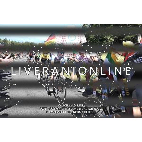 14-07-2023 Tour De France; Tappa 13 Chatillon Sur Chalaronne - Grand Colombier; 2023, Uae Emirates; 2023, Jumbo - Visma; Pogacar, Tadej; Vingegaard, Jonas; Grand Colombier; ©SIROTTI/AGENZIA ALDO LIVERANI SAS