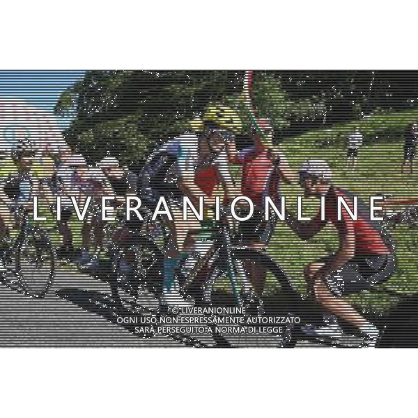 14-07-2023 Tour De France; Tappa 13 Chatillon Sur Chalaronne - Grand Colombier; 2023, Bahrain - Victorious; Bilbao, Peio; Grand Colombier; ©SIROTTI/AGENZIA ALDO LIVERANI SAS
