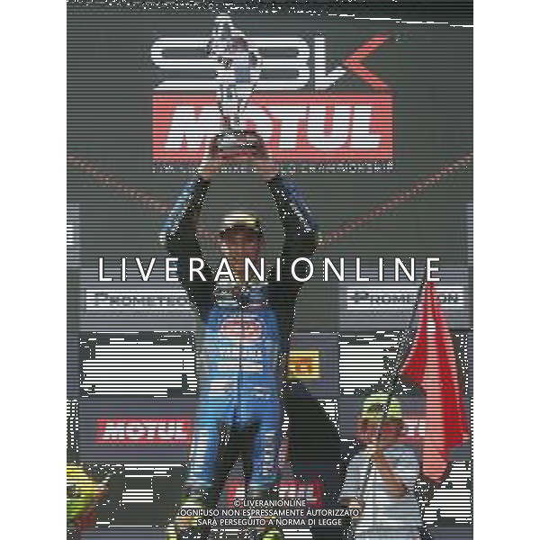 IMOLA 16 07 2023 AUTODROMO ENZO E DINO FERRARI CAMPIONATO DEL MONDO SUPERBIKE GARA 2 VINCITORE TOPRAL RAZGATLIOGLU NELLA FOTO TOPRAK RAZGATLIOGLU FOTOGIANNI SANNA-AG ALDO LIVERANI SAS