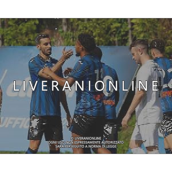Esultanza dopogol ederson con Davide zappacosta - ATALANTA - RAPPRESENTATIVA CITTA\' DI CLUSONE AMICHEVOLE PRECAMPIONATO 16.07.2023 ©PAOLO GIAMPIETRI/AGENZIA ALDO LIVERANI SAS