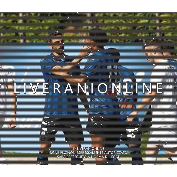 Esultanza dopogol ederson con Davide zappacosta - ATALANTA - RAPPRESENTATIVA CITTA\' DI CLUSONE AMICHEVOLE PRECAMPIONATO 16.07.2023 ©PAOLO GIAMPIETRI/AGENZIA ALDO LIVERANI SAS