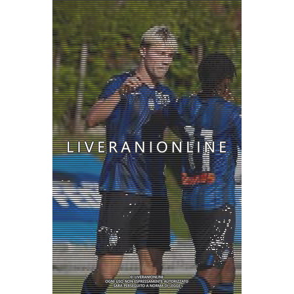 Esultanza dopogol rasmus hojlund - ATALANTA - RAPPRESENTATIVA CITTA\' DI CLUSONE AMICHEVOLE PRECAMPIONATO 16.07.2023 ©PAOLO GIAMPIETRI/AGENZIA ALDO LIVERANI SAS