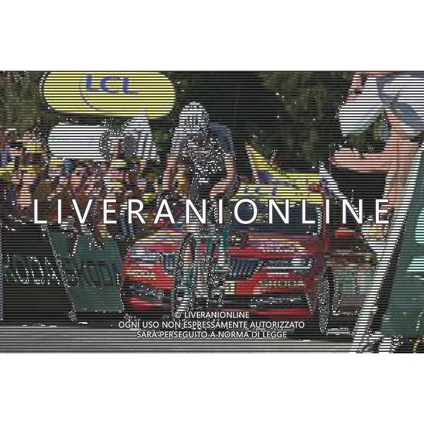 16-07-2023 Tour De France; Tappa 15 Les Gets - Saint Gervais - Mont Blanc-le Bettex; 2023, Bahrain - Victorious; Poels, Wouter; Saint Gervais - Mont Blanc-le Bettex; ©SIROTTI/AGENZIA ALDO LIVERANI SAS