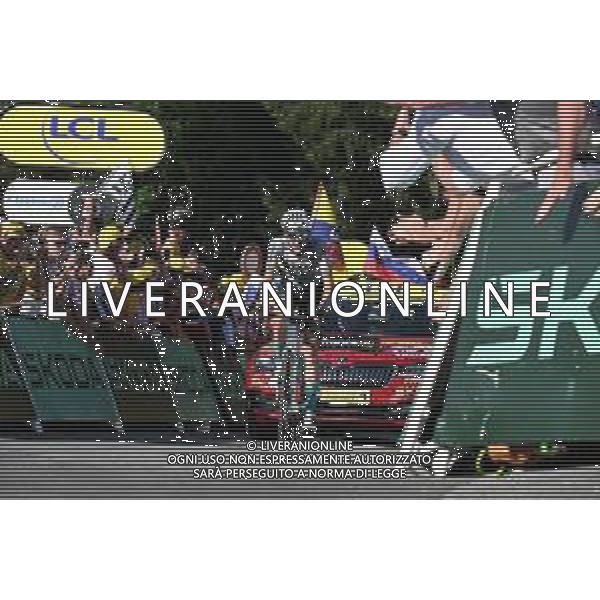 16-07-2023 Tour De France; Tappa 15 Les Gets - Saint Gervais - Mont Blanc-le Bettex; 2023, Bahrain - Victorious; Poels, Wouter; Saint Gervais - Mont Blanc-le Bettex; ©SIROTTI/AGENZIA ALDO LIVERANI SAS
