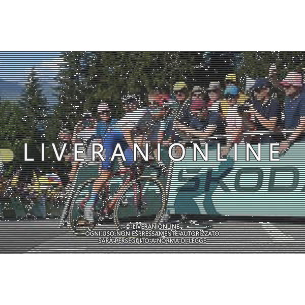 16-07-2023 Tour De France; Tappa 15 Les Gets - Saint Gervais - Mont Blanc-le Bettex; 2023, Totalenergies; Burgaudeau, Mathieu; Saint Gervais - Mont Blanc-le Bettex; ©SIROTTI/AGENZIA ALDO LIVERANI SAS