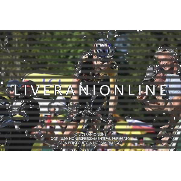 16-07-2023 Tour De France; Tappa 15 Les Gets - Saint Gervais - Mont Blanc-le Bettex; 2023, Jumbo - Visma; Van Aert, Wout; Saint Gervais - Mont Blanc-le Bettex; ©SIROTTI/AGENZIA ALDO LIVERANI SAS