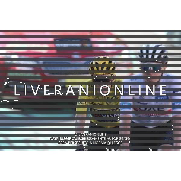 16-07-2023 Tour De France; Tappa 15 Les Gets - Saint Gervais - Mont Blanc-le Bettex; 2023, Jumbo - Visma; Vingegaard, Jonas; Saint Gervais - Mont Blanc-le Bettex; ©SIROTTI/AGENZIA ALDO LIVERANI SAS