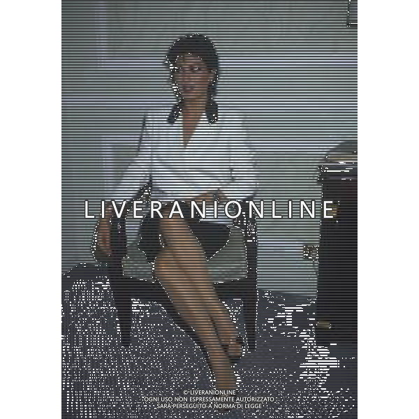 DIAP-RETROSPETTIVA EDWIGE FENECH ATTRICE NELLA FOTO EDWIGE FENECH NELL\'ANNO 1985 AG ALDO LIVERANI SAS 