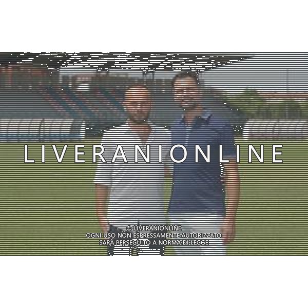 IMOLA 19 07 2023 IMOLESE CALCIO SERIE D CONFERENZA STAMPA PRESENTAZIONE DELLA NUOVA SOCIETA\' NELLA FOTO FRANCESCO SINTI RESP SETTORE GIOVANILE E ALLENATORE DELL\'IMOLESE CALCIO GIANNI D\'AMORE ©SANNA/Agenzia Aldo Liverani Sas