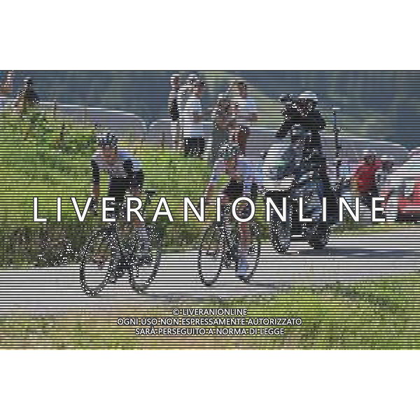 19-07-2023 Tour De France; Tappa 17 Saint Gervais - Mont Blanc - Courchevel; 2023, Arkea - Samsic; Soler, Marc; Pogacar, Tadej; Col De La Loze; ©SIROTTI/Agenzia Aldo Liverani Sas