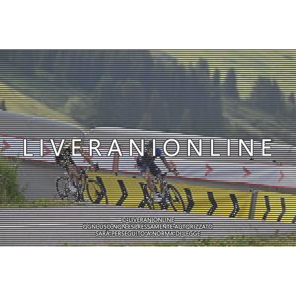 19-07-2023 Tour De France; Tappa 17 Saint Gervais - Mont Blanc - Courchevel; 2023, Groupama - Fdj; 2023, Jumbo - Visma; Pinot, Thibaut; Kelderman, Wilko; Col De La Loze; ©SIROTTI/Agenzia Aldo Liverani Sas