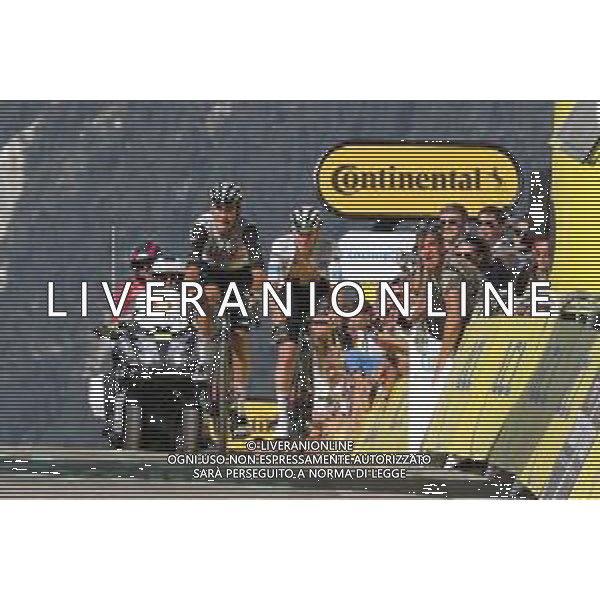 19-07-2023 Tour De France; Tappa 17 Saint Gervais - Mont Blanc - Courchevel; 2023, Uae Emirates; Soler, Marc; Pogacar, Tadej; Col De La Loze; ©SIROTTI/Agenzia Aldo Liverani Sas