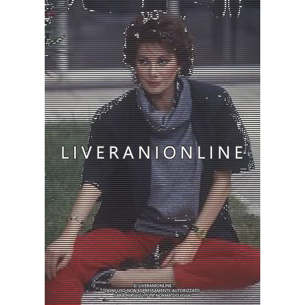 DIAP-RETROSPETTIVA EDWIGE FENECH ATTRICE NELLA FOTO EDWIGE FENECH NELL\'ANNO 1985 AG ALDO LIVERANI SAS