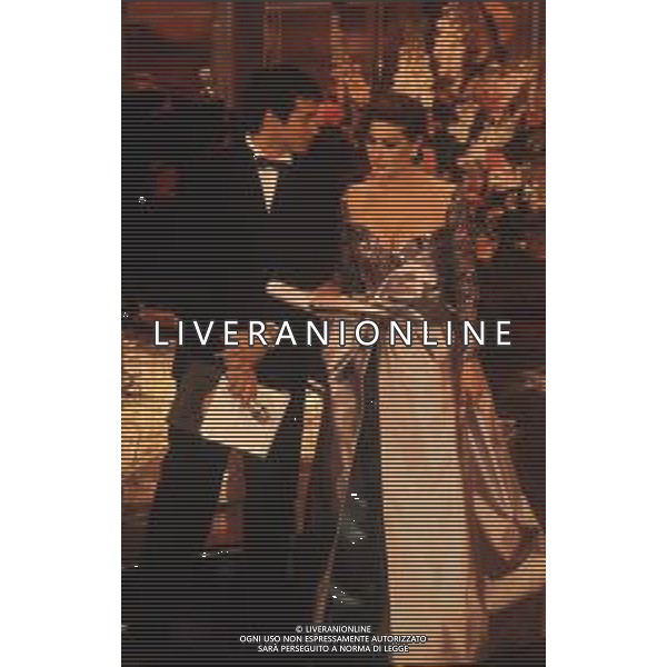 DIAP-RETROSPETTIVA EDWIGE FENECH ATTRICE NELLA FOTO EDWIGE FENECH NELL\'ANNO 1991 AL FESTIVAL DI SANREMO E ANDREA OCCHIPINTI AG ALDO LIVERANI SAS 