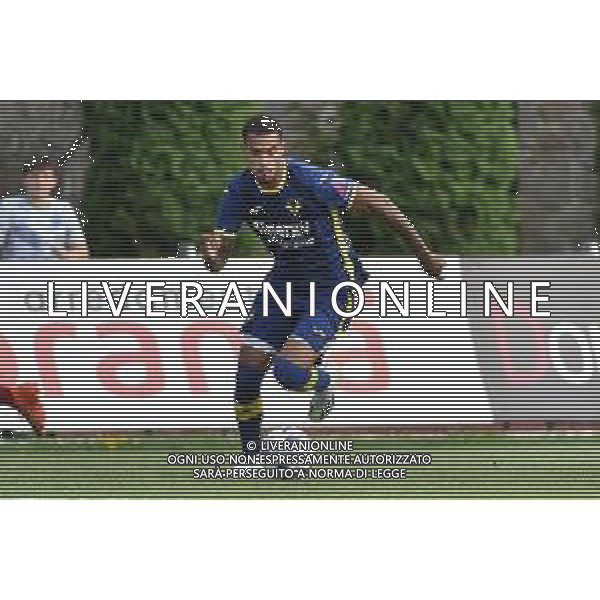 Cyril Ngonge (Hellas Verona) Hellas Verona vs Top22 Calcio Veronese gara amichevole Mezzano (TN) 20-07-2023 Centro Sportivo Intercomunale foto Roberto Garavaglia/ag. Aldo Liverani sas/Agenzia Aldo Liverani Sas