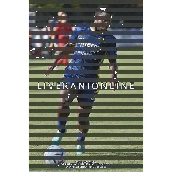 Yayah Kallon (Hellas Verona) Hellas Verona vs Top22 Calcio Veronese gara amichevole Mezzano (TN) 20-07-2023 Centro Sportivo Intercomunale foto Roberto Garavaglia/ag. Aldo Liverani sas/Agenzia Aldo Liverani Sas