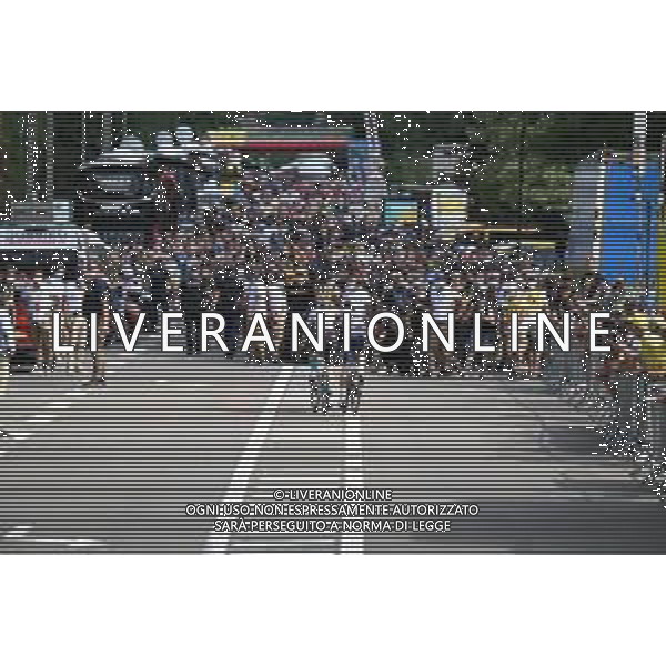 21-07-2023 Tour De France; Tappa 19 Moirans En Montagne - Poligny; 2023, Bahrain - Victorious; 2023, Soudal - Quickstep; Mohoric, Matej; Asgreen, Kasper; Poligny; ©SIROTTI / AGENZIA ALDO LIVERANI SAS