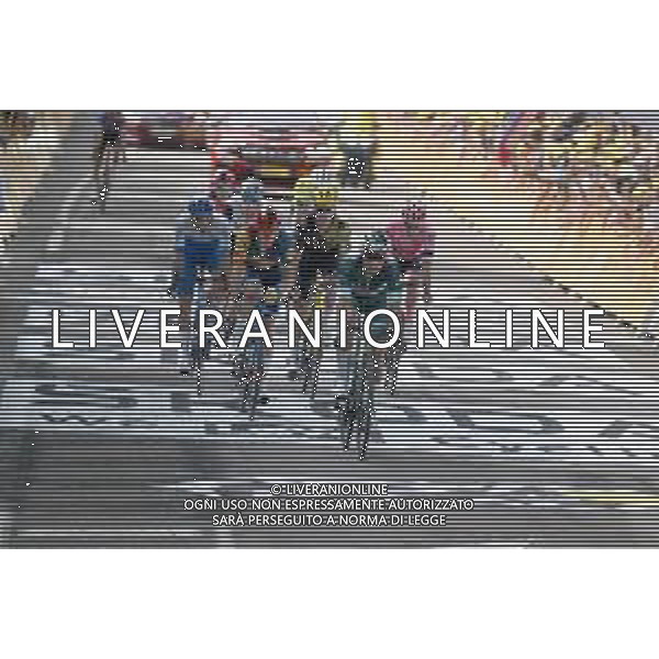 21-07-2023 Tour De France; Tappa 19 Moirans En Montagne - Poligny; 2023, Alpecin - Deceuninck; 2023, Lidl - Trek; Philipsen, Jasper; Pedersen, Mads; Poligny; ©SIROTTI / AGENZIA ALDO LIVERANI SAS
