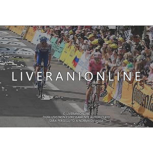 21-07-2023 Tour De France; Tappa 19 Moirans En Montagne - Poligny; 2023, Ef Education - Easypost; 2023, Jayco - Alula; Powless, Neilson; Durbridge, Luke; Poligny; ©SIROTTI / AGENZIA ALDO LIVERANI SAS