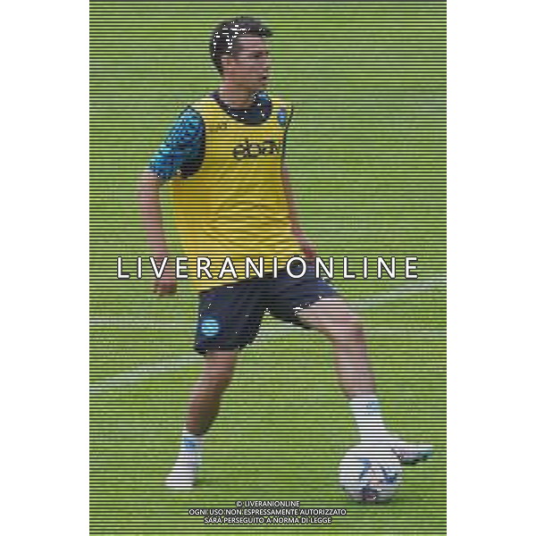 RITIRO NAPOLI DIMARO ALLENAMENTO 21.07.2023 NELLA FOTO: Hirving Lozano FOTO MOSCA/AGENZIA ALDO LIVERANI/ AGENZIA ALDO LIVERANI SAS