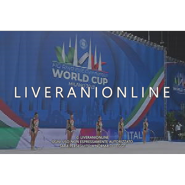 TVRG Coppa Mondo Ginnastica Ritmica nella foto le Farfalle - la squadra Nazionale Italiana di Ginnastica Ritmica Assago (MI) 21-07-2023 Coppa del Mondo di Ginnastica Ritmica foto Roberto Garavaglia/ag. Aldo Liverani sas/AGENZIA ALDO LIVERANI SAS