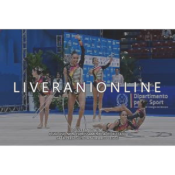TVRG Coppa Mondo Ginnastica Ritmica nella foto le Farfalle - la squadra Nazionale Italiana di Ginnastica Ritmica Assago (MI) 21-07-2023 Coppa del Mondo di Ginnastica Ritmica foto Roberto Garavaglia/ag. Aldo Liverani sas/AGENZIA ALDO LIVERANI SAS
